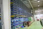 Planchers de mezzanine industriels à plusieurs niveaux de plancher en acier bleus/jaune avec la taille de 7.5m