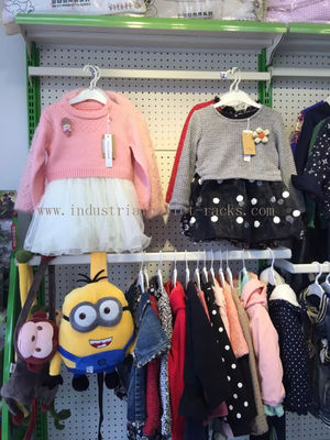 acheter Murez la couleur blanche de vêtement d'affichage en métal latéral de supports pour le magasin de détail fabrication en ligne