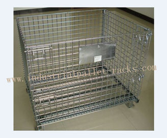Équipement de manutention pliable du stockage Cage1200 X 800mm de grillage