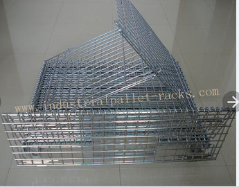 Équipement de manutention pliable du stockage Cage1200 X 800mm de grillage