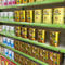 Le supermarché de magasins rayonne le support de stockage commercial vert/gris/orange/rose/bleu
