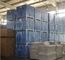 Cages d'entreposage en conteneur de fil d'équipements d'entrepôt d'économie de l'espace avec le conseil de plastique bleu