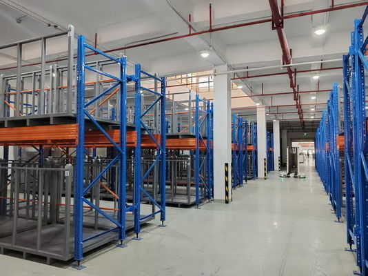 Système de stockage de rouleaux de tissu personnalisable avec fonctionnement par chariot élévateur ou AGV pour les entrepôts de taille moyenne et petite