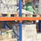 le stockage résistant industriel rayonne avec le conseil/la cage/palette en bois de cargaison